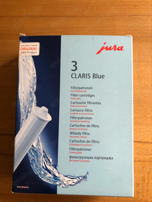 CLARIS Blue Filterpatronen, Wasserfilter für Jura Kaffee Vollautomaten