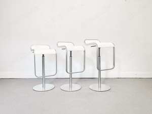 1 8 Lapalma LEM Klassiker Design Weiß Barhocker Stool