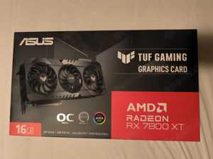 ASUS TUF Gaming Radeon RX 7800 XT OC Edition 16GB GDDR6 Gaming Grafikkarte (90YV0JJ0 M0NA00)