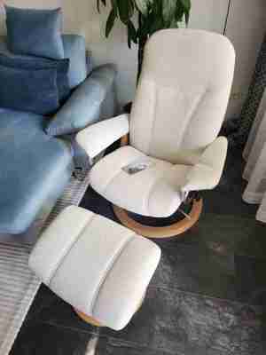 stressless sessel mit hocker