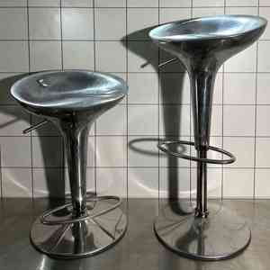 2 LIMITED Magis Bombo Stefano Giovannoni barhocker Aluminium Stool (Set of 2)