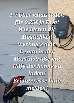 Elektroauto mit Sonnenstrom werktags laden