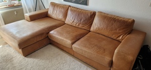 Natura Voll-Ledercouch Model Newport