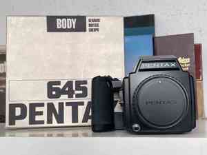 Pentax 645 Medium Format Camera Kamera Filmholder collector's condition OVP