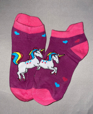 getragene socken