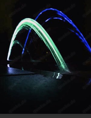 Oase Water Jet Lightning LED  beleuchtete Wasserbögen design Leuchte Wasserspiel