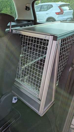 stabile Alu-Hundetransportbox Sonderanfertigung VW Sharan Seat Alhambra