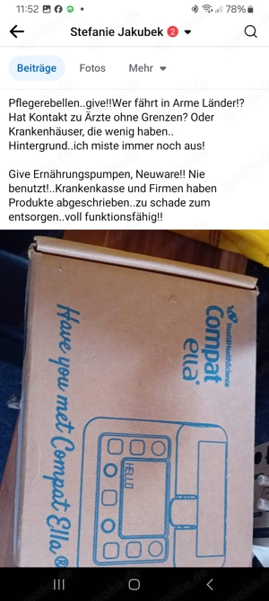 Ella compact Ernährungspumpe, Neuware