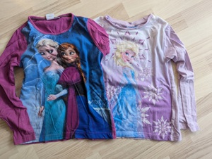 Longsleeves - Langarmoberteile - Disney Frozen - Gr. 122 128 - Elsa & Anna; Elsa -Mädchen