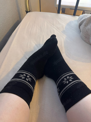 Lange getragene socken 