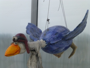 Fliegender Albatros Keramik Töpferware Bild 3