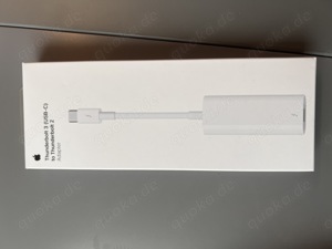 Apple Thunderbolt 3 auf Thunderbolt 2 Adapter & Thunderbolt Cable 2 m. Neuwertig