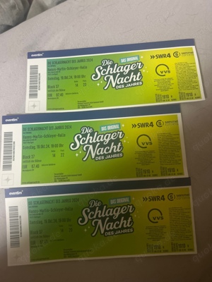 3 tikets schlager nacht günstig