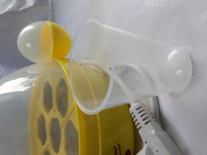 Eierkocher, 7 Eier, gelb-transparen, Fa. dynamic Bild 3
