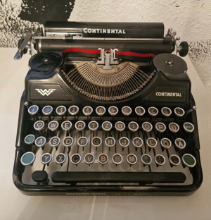 Vintage Continental Schreibmaschine - vermutlich aus 1939-1941