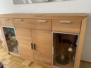 Highboard Sideboard kernbuche massiv