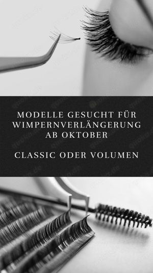 SUCHE Modelle für Wimpernverlängerung