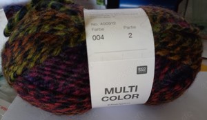 Neu! Neu! Neu! Drei Wollknäuel Multi Color Effektgarn Bild 5