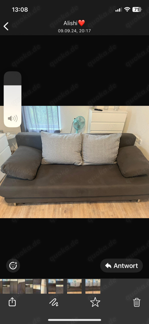 Schlafsofa mit Bettkasten