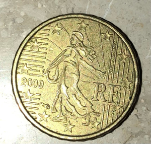 10 Cent münze Frankreich 2009 Fehlprägung