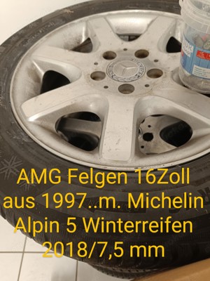 Michelin MS  auf 16 Zoll AMG Alu's SLK 