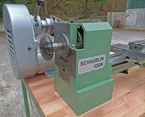 Präzissions Drehmaschine Schaublin 102, W20, Tischdrehmaschine