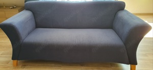 2-Sitzer Sofa blau