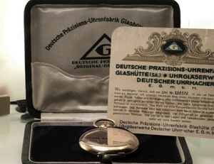 deutsche präzisionsuhr original glashütte