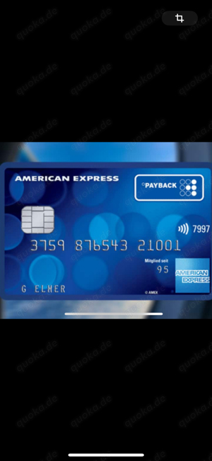 American Express Payback