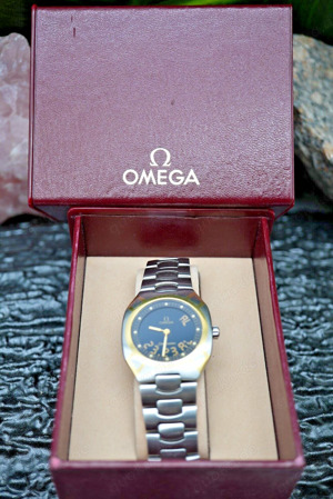 Omega Seamaster Polaris Stahl Gold Quarz 32mm