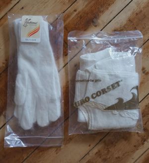 NEU! Medima Angora Schal weiß + Handschuhe weiß + Top weiß   Unterhemd + Nierenwärmer weiß