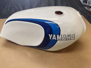 Yamaha RD350LC 4L0 RD250LC Tank original rostfrei restauriert lackiert