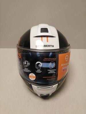 Motorradhelm Integralhelm SCHUBERTH, Helm C5, Graphic ECE Master, Orange, 59 (L)