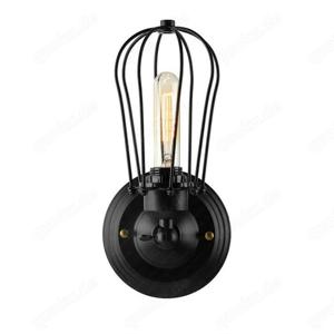 wandbeleuchtung vintage käfig metall deckenlampe verstellbar