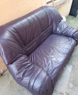 Ledersofa 