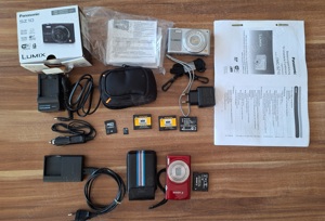 Verkaufe neuwertige Panasonic DMC-SZ10 Lumix und Canon HD 175 IXUS