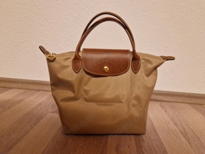 Original Longchamp Tasche le pliage  Größe S beige