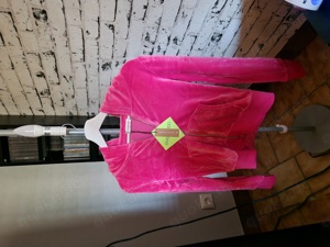 Sweatshirt jacke in pink 