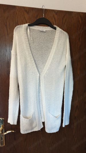 Strickjacke * Cardigan * 40 * weiß