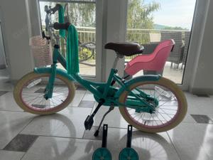 Kinderfahrrad 18 Zoll Nogan Butterfly türkis pink, wie neu!