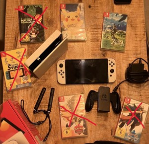 Nintendo Switch Oled mit 2 Spielen