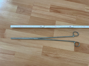 Edelstahlzange 45cm