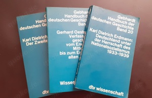 Gebhardt (Hrsg.) Handbuch der deutschen Geschichte, dtv, 22 Bände, Taschenbuch, zu verschenken