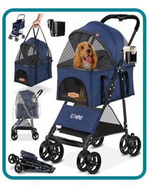 Lovepet Hundewagen 2 in 1 unbenutzt