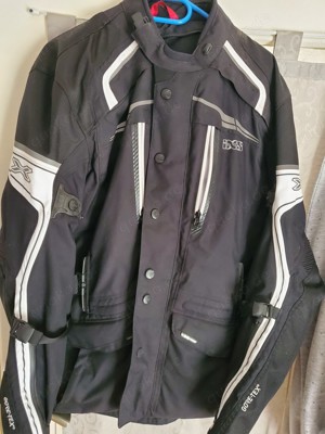 iXS X-Gore-Tex Jacke Montgomery schwarz-weiss Größe 2 XL