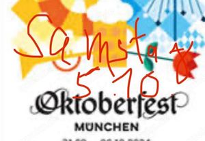 Oktoberfest 8er Tisch Reservierung Samstag 05.10.24 ABENDS inkl.600 Euro Verzehr