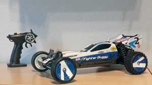 Tamiya RC 1:10 Neo Fighter Buggy mit Fernsteuerung RTR fahrfertig