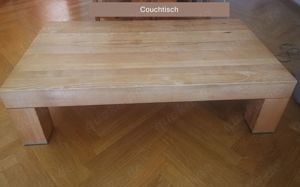 Couchtisch massiv Massivholz BUCHE