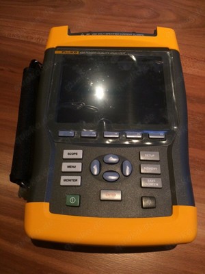 Fluke 434 Drei Phasen Power Qualität Analysator Messgerät Set