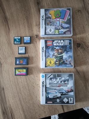 6 Nintendo DS Spiele + 2 Game Boy Advance Spiele - Funktionieren